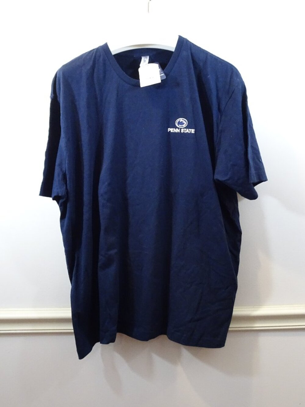 Penn State Nittany Lions T-shirt Men XXL Blue Embroidered NEW Short Sleeve